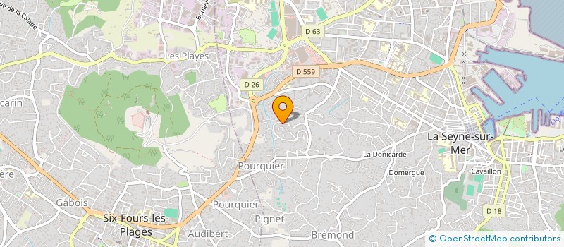 localisation de l'entreprise MADAME INGRID TISSEUR à LA SEYNE-SUR-MER