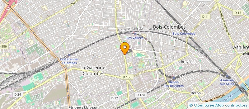 localisation de l'entreprise MADAME INGRID VALSAQUE à LA GARENNE-COLOMBES