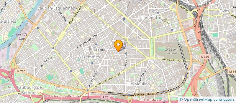 localisation de l'entreprise MADAME INGRID VANDEKERCKHOVE à LILLE