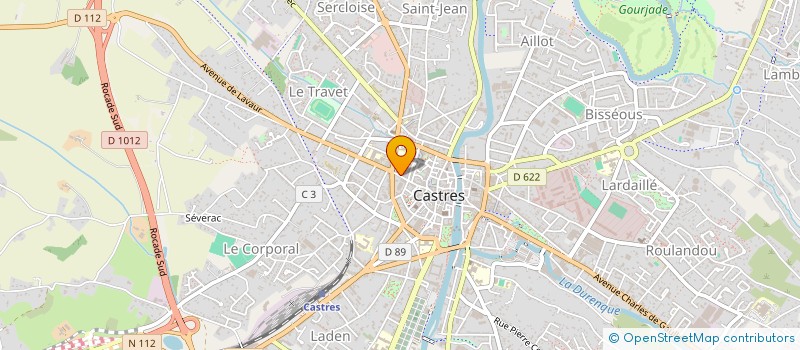 localisation de l'entreprise MADAME INGRID VERGARA  CASTRES