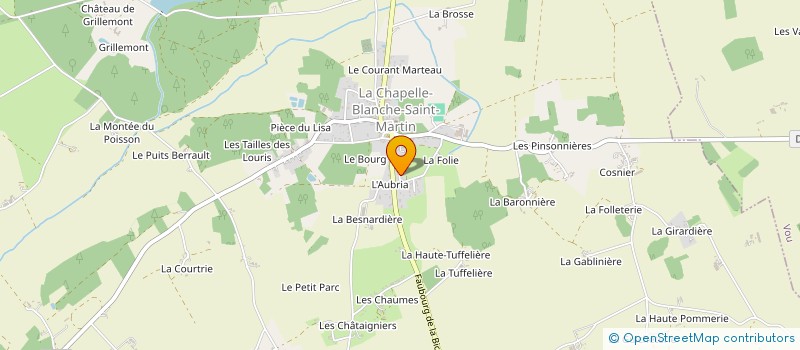 localisation de l'entreprise MADAME INGRID VIGEANT  LA CHAPELLE-BLANCHE-SAINT-MARTIN