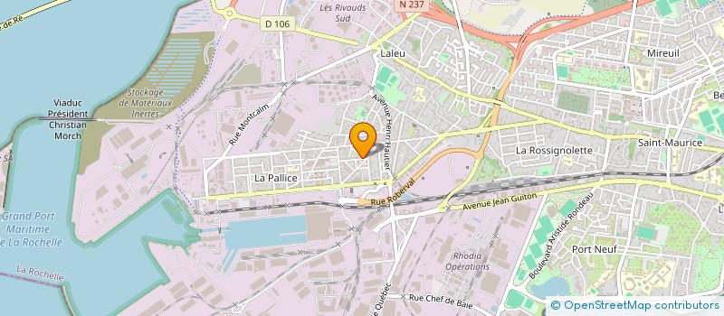 localisation de l'entreprise MADAME INGRID VIGREUX  LA ROCHELLE