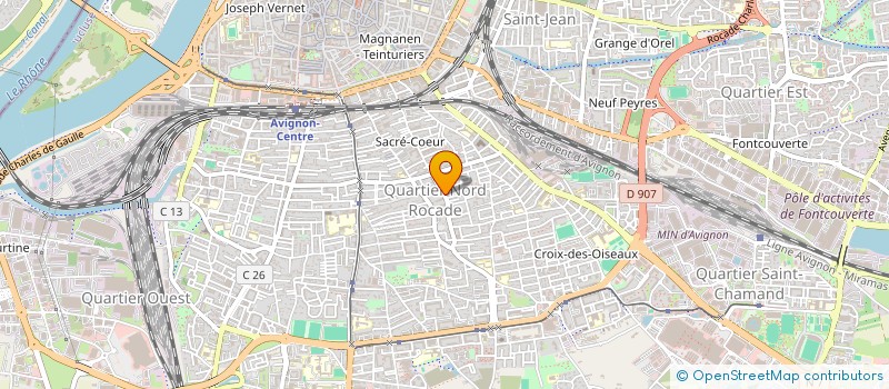 localisation de l'entreprise MADAME INGRID VIOLET  AVIGNON