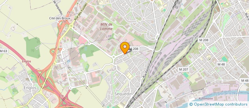 localisation de l'entreprise MADAME INGRID WINDELS  SEQUEDIN