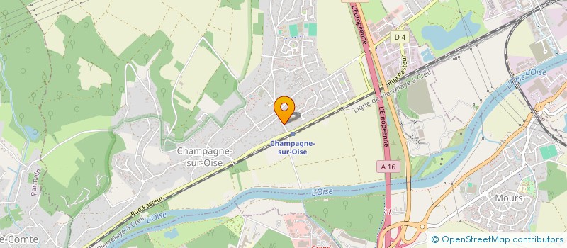 localisation de l'entreprise MADAME INGRID WINKLER à CHAMPAGNE-SUR-OISE