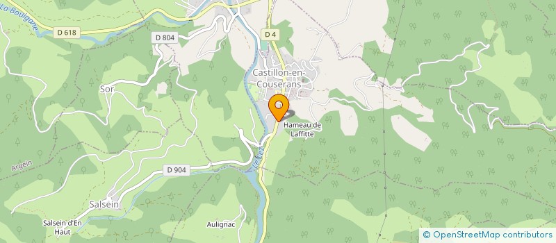 localisation de l'entreprise MADAME INGRID YELIC SUERO à CASTILLON-EN-COUSERANS