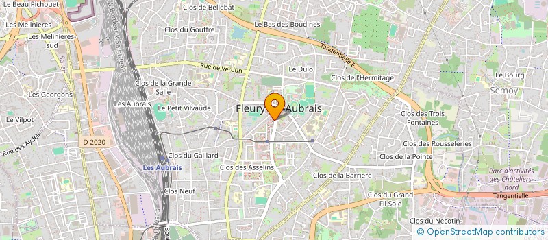 localisation de l'entreprise MADAME INGRIDE EBELLE ATOUDEM DONGMO  FLEURY-LES-AUBRAIS