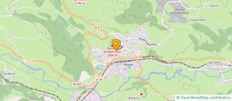 localisation de l'entreprise MADAME INGRIDE TALLET à MURAT