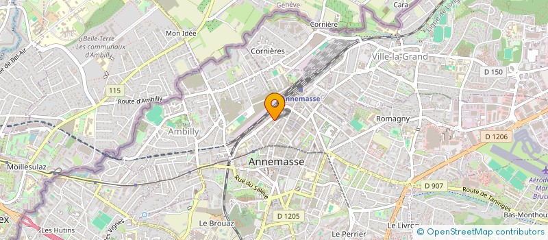 localisation de l'entreprise MADAME INGRIDHE PESSANHA SERAFIM à ANNEMASSE