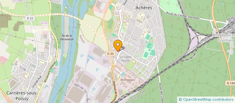 localisation de l'entreprise MADAME INKEN WARNICKE  ACHERES