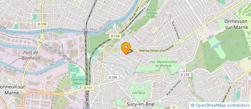 localisation de l'entreprise MADAME INNA BURLACU  SUCY-EN-BRIE