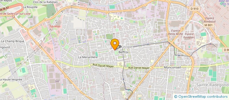 localisation de l'entreprise MADAME INNA CHERMAN  TOURS