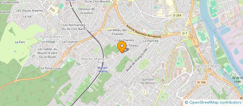 localisation de l'entreprise MADAME INNA GAVRILINA  MAREIL-MARLY