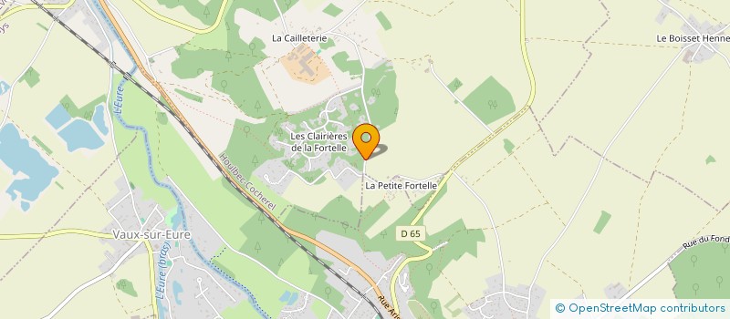 localisation de l'entreprise MADAME INNA KOUZOVOVA  HOULBEC-COCHEREL