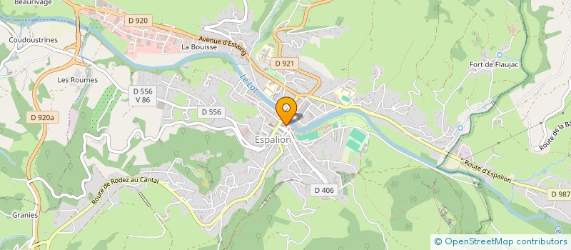 localisation de l'entreprise MADAME INNA PROKOPENKO à ESPALION