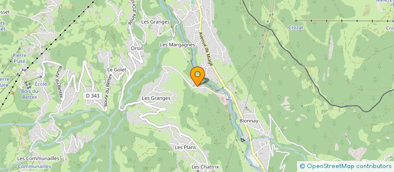 localisation de l'entreprise MADAME INNA SILAYEVA à SAINT-GERVAIS-LES-BAINS