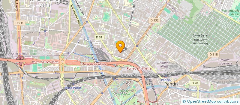 localisation de l'entreprise MADAME INNA SLOBODENIUK à AUBERVILLIERS