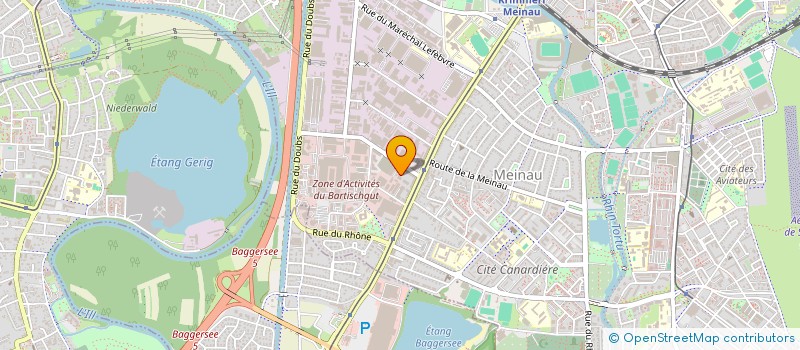 localisation de l'entreprise MADAME INSAF BENRIATI à STRASBOURG