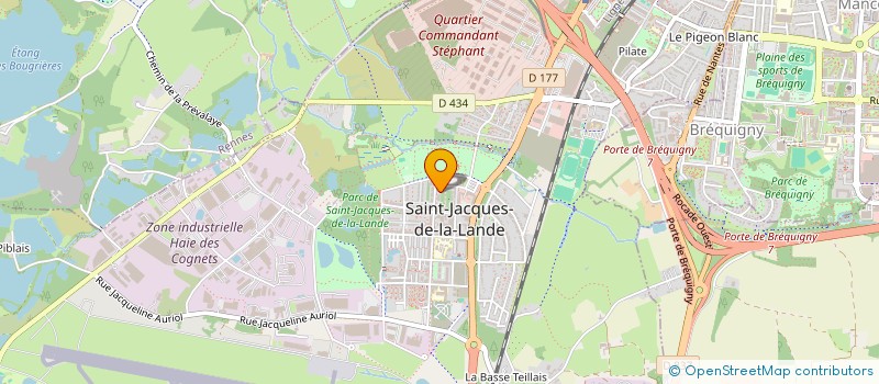 localisation de l'entreprise MADAME INSAFE EZAFZAFI  SAINT-JACQUES-DE-LA-LANDE