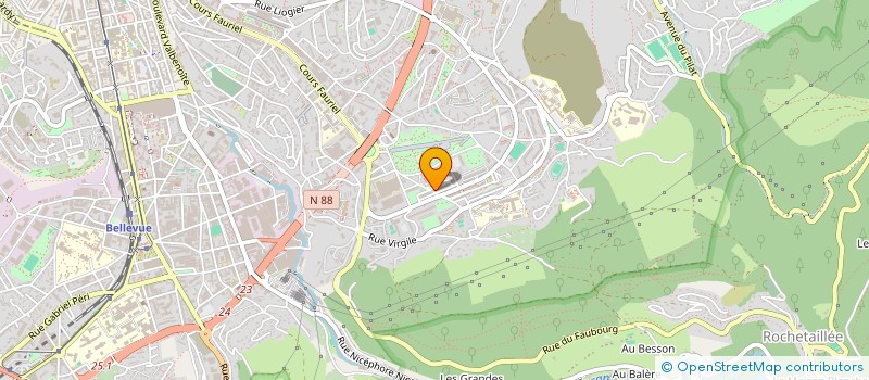 localisation de l'entreprise MADAME INTISAR LETAIEF  SAINT-ETIENNE