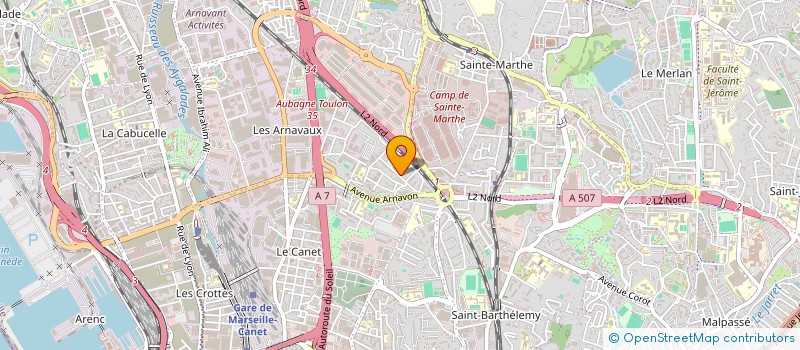 localisation de l'entreprise MADAME INTISSAR ARIBAT à MARSEILLE