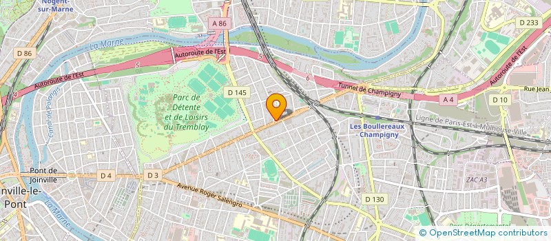 localisation de l'entreprise MADAME INTISSAR GAOUZI à CHAMPIGNY-SUR-MARNE