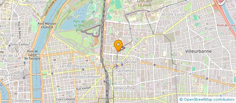 localisation de l'entreprise MADAME INTISSAR GASMI  VILLEURBANNE