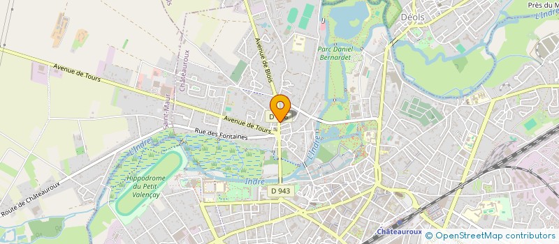 localisation de l'entreprise MADAME IOANA ABABEI à CHATEAUROUX