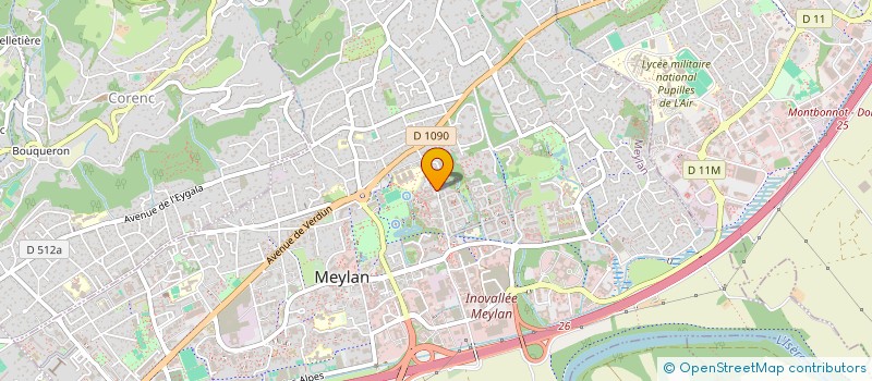 localisation de l'entreprise MADAME IOANA HODOROGEA  MEYLAN