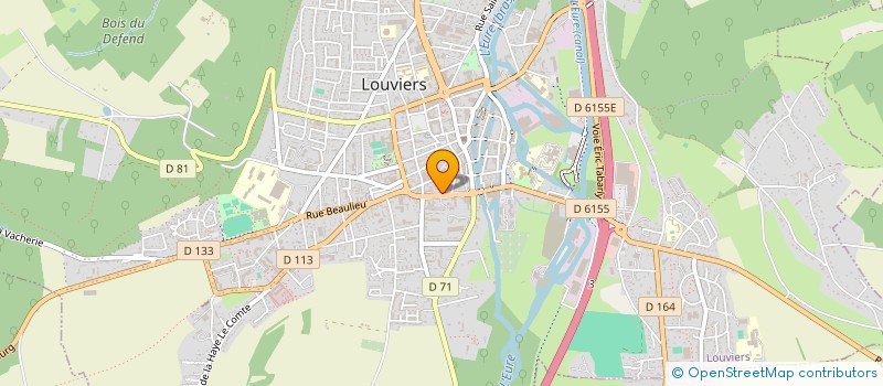 localisation de l'entreprise MADAME IOANA IONESCU à LOUVIERS