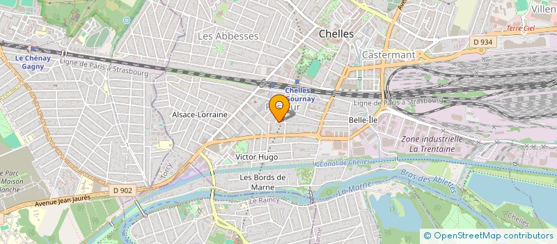 localisation de l'entreprise MADAME IOANA-MARIA SABAU à CHELLES