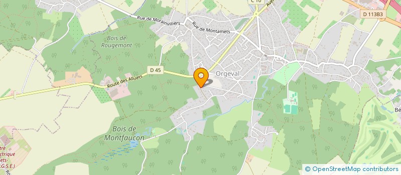 localisation de l'entreprise MADAME IOANA NAE  ORGEVAL