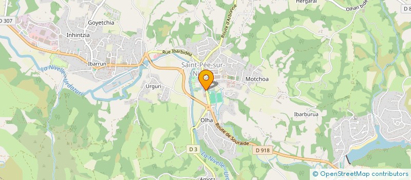 localisation de l'entreprise MADAME IOLANA LARRASOAIN  SAINT-PEE-SUR-NIVELLE