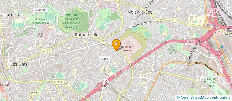 localisation de l'entreprise MADAME IOLANDA DOS SANTOS à ROMAINVILLE