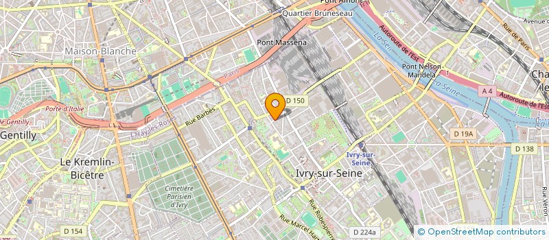 localisation de l'entreprise MADAME IOLANDA JAQUELINE FEREIRA SILVA MARQUES DE OLIVEIRA  IVRY-SUR-SEINE