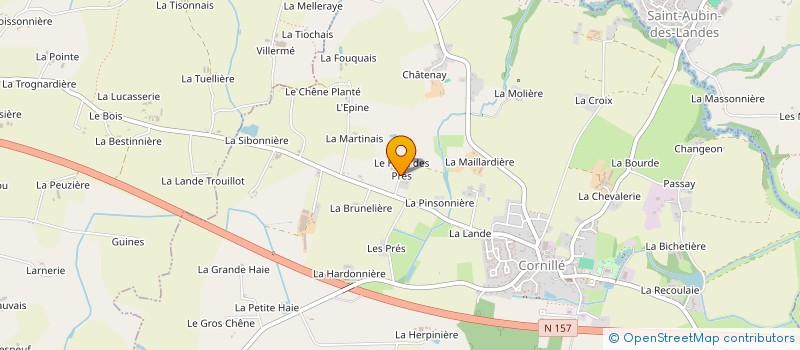 localisation de l'entreprise MADAME IONA MORIN à CORNILLE