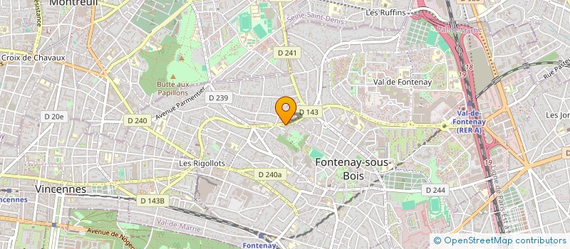 localisation de l'entreprise MADAME IONELA POENARU à FONTENAY-SOUS-BOIS