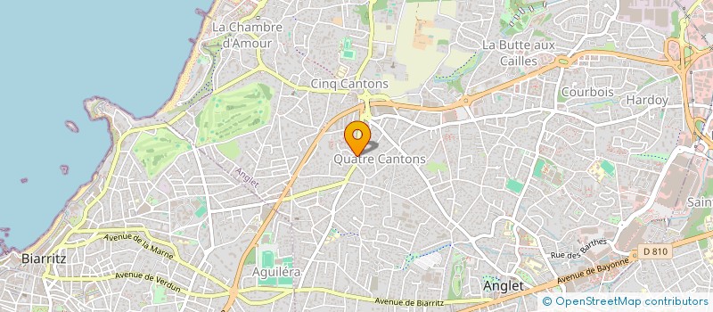 localisation de l'entreprise MADAME IONELA POPA  ANGLET