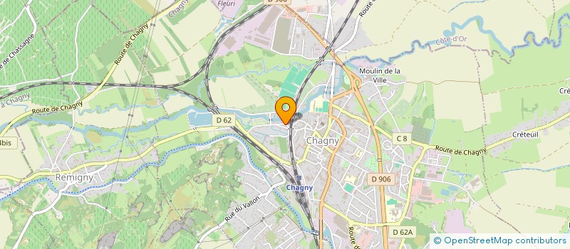 localisation de l'entreprise MADAME IONELA VASILIU  CHAGNY