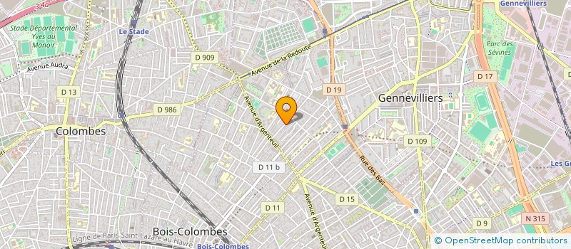 localisation de l'entreprise MADAME IOULIA CHAPOCHNICOVA à ASNIERES-SUR-SEINE