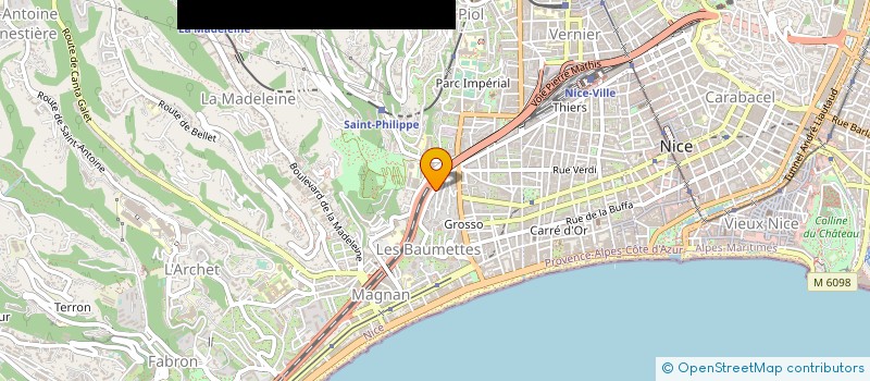localisation de l'entreprise MADAME IOULIA TSITANAVA à NICE