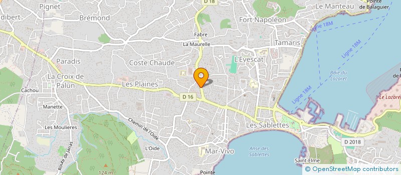 localisation de l'entreprise MADAME IOULIA VAKHROUCHEVA à LA SEYNE-SUR-MER