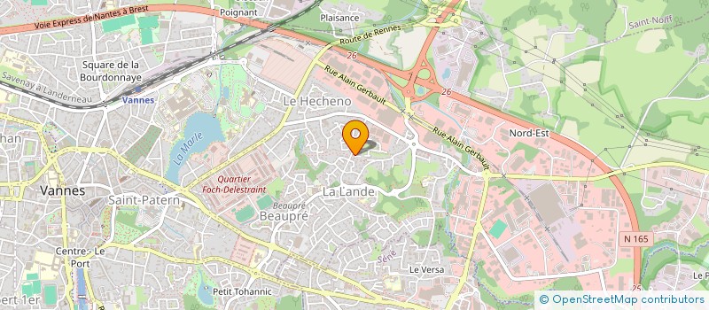 localisation de l'entreprise MADAME IOUNA NISIN à VANNES