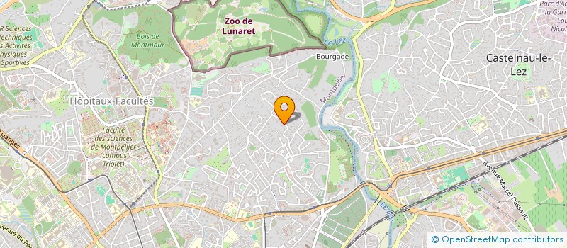 localisation de l'entreprise MADAME IPHIGENIE CHAZE  MONTPELLIER