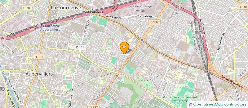 localisation de l'entreprise MADAME IPTI AHMED  AUBERVILLIERS