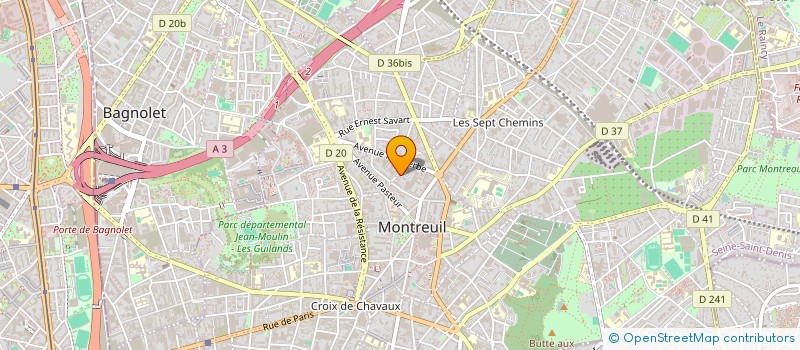 localisation de l'entreprise MADAME IPTISAM BEN MABROUK à MONTREUIL