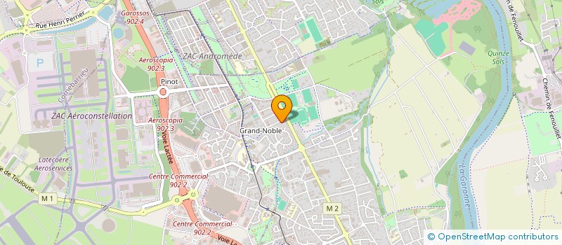 localisation de l'entreprise MADAME IPTISEM BAGHOUS  BLAGNAC