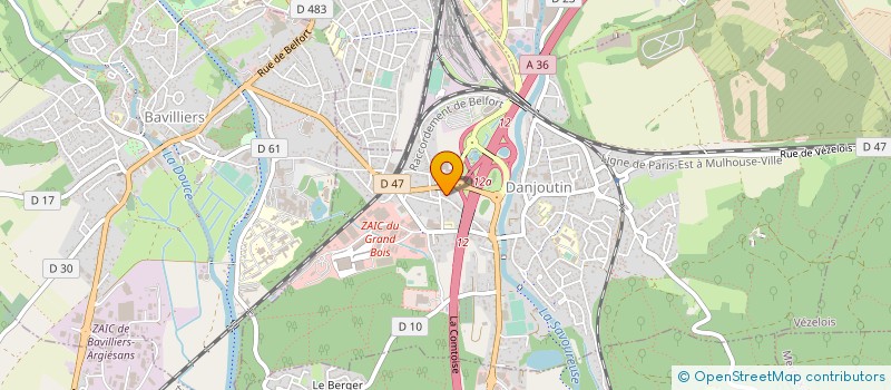 localisation de l'entreprise MADAME IPTISEME MEGHAZI à DANJOUTIN