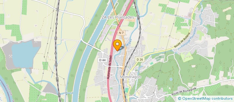 localisation de l'entreprise MADAME IPTISSAM BOUSSINIA  MORIERES-LES-AVIGNON