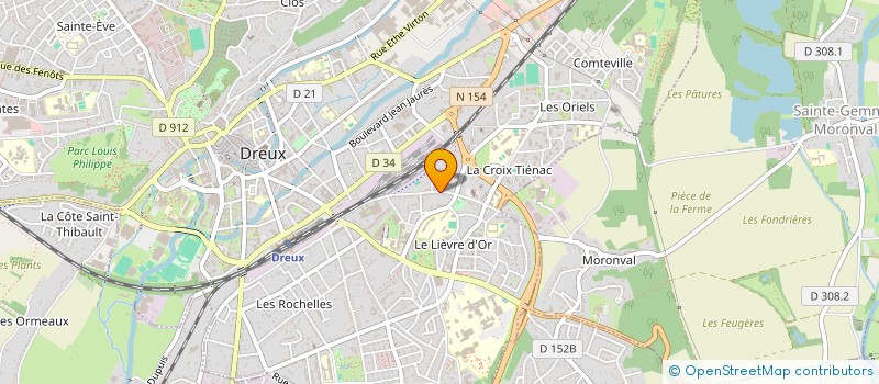 localisation de l'entreprise MADAME IQRA HANIF à DREUX